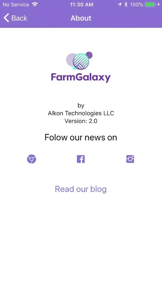 Tangkapan skrin FarmGalaxy - local farms guide