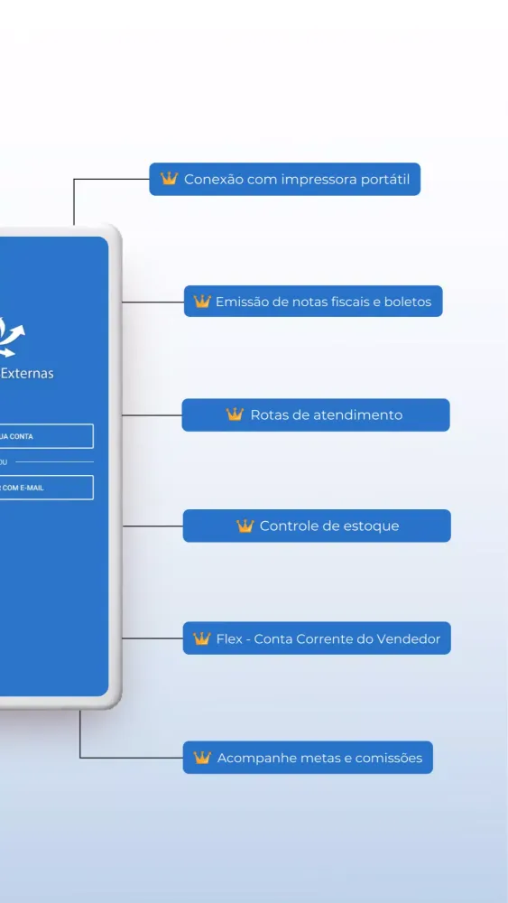 VendasExternas-Suporte Screenshots