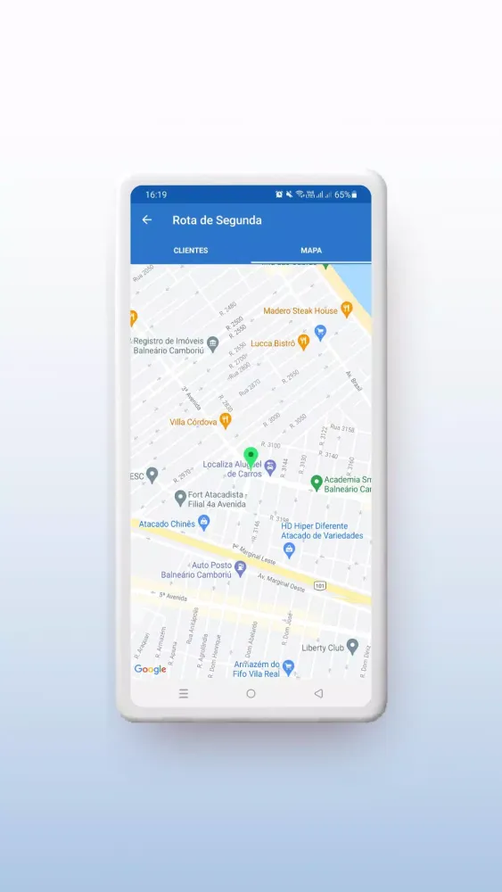 VendasExternas-Suporte Screenshots