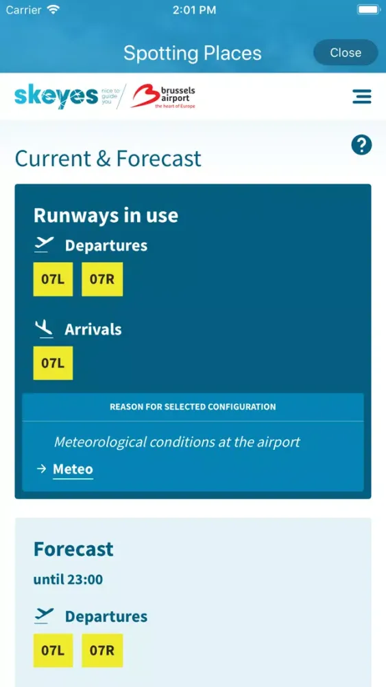Screenshot di Brussels Airport Spotting