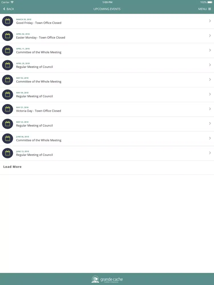 Grande Cache iPad  स्क्रीनशॉट