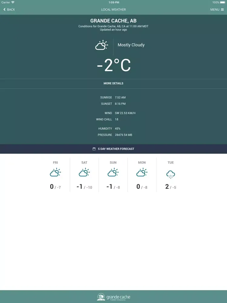 Grande Cache iPad  स्क्रीनशॉट