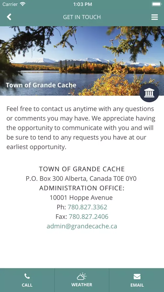 Grande Cache स्क्रीनशॉट