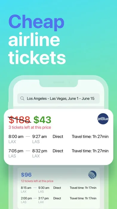 Capturas de tela do Cheap Tickets - All Airlines