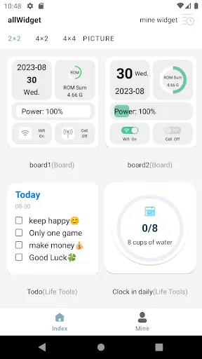 Allwidget Screenshots