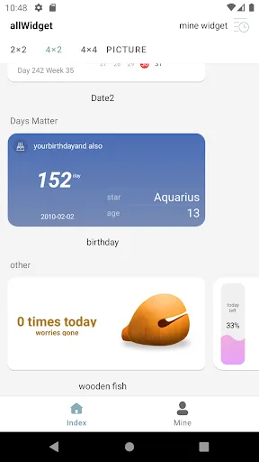 Allwidget Screenshots