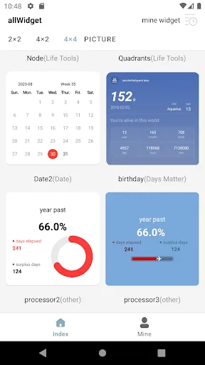 Allwidget Screenshots