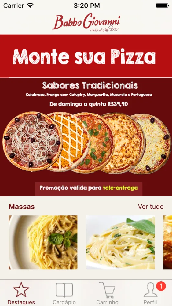 Capturas de pantalla de Babbo Giovanni - Porto Alegre