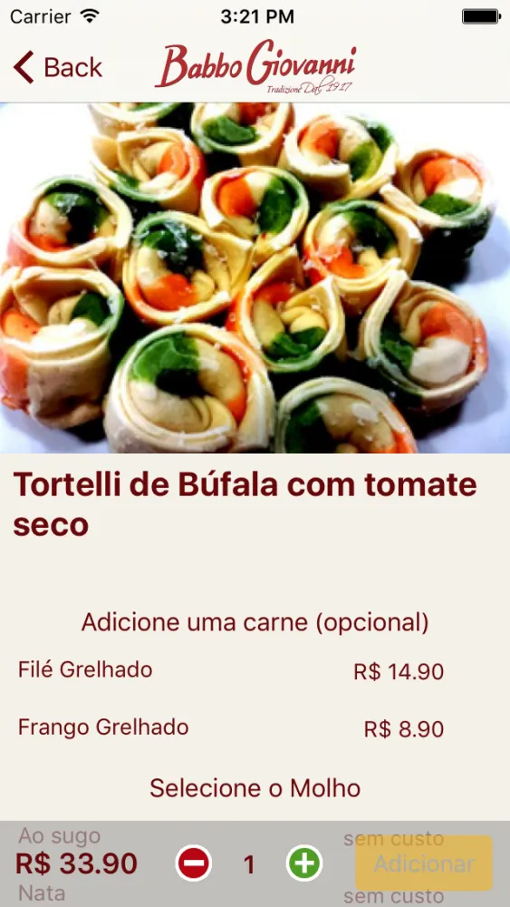 Capturas de pantalla de Babbo Giovanni - Porto Alegre