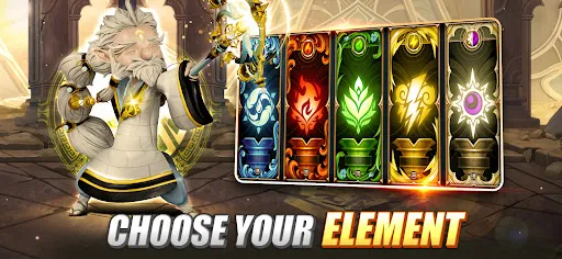 ภาพหน้าจอของ Elemental Titans: RPG Arena