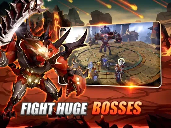 Elemental Titans:3D Idle Arena iPad  Screenshots