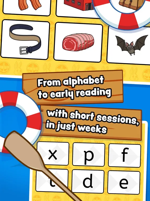All Aboard learn-to-read app iPad  스크린샷