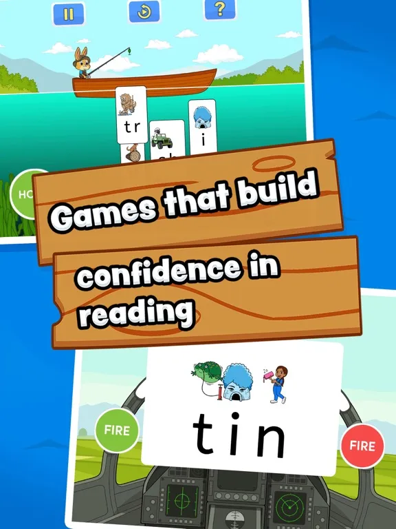 All Aboard learn-to-read app iPad  스크린샷