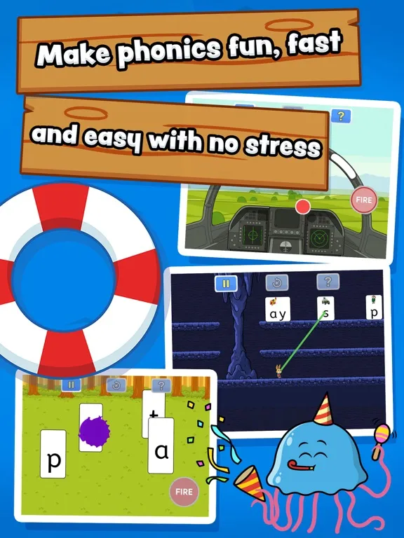 All Aboard learn-to-read app iPad  스크린샷
