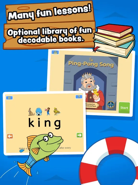 All Aboard learn-to-read app iPad  스크린샷
