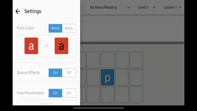 Capturas de pantalla de Letter Tiles for Learning