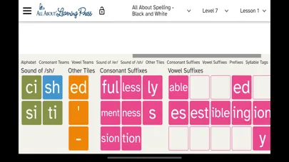 Capturas de pantalla de Letter Tiles for Learning