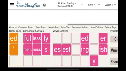Capturas de pantalla de Letter Tiles for Learning