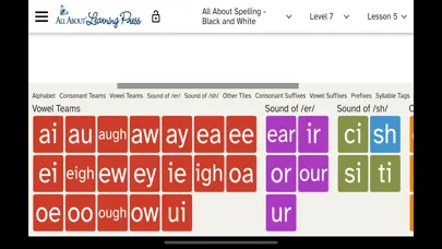 Capturas de pantalla de Letter Tiles for Learning