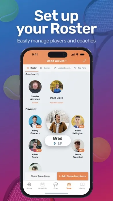 All Ball - Sports Management سکرین شاٹس