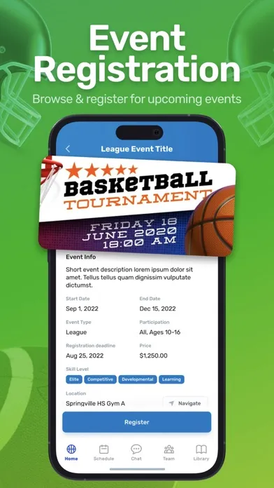All Ball - Sports Management سکرین شاٹس