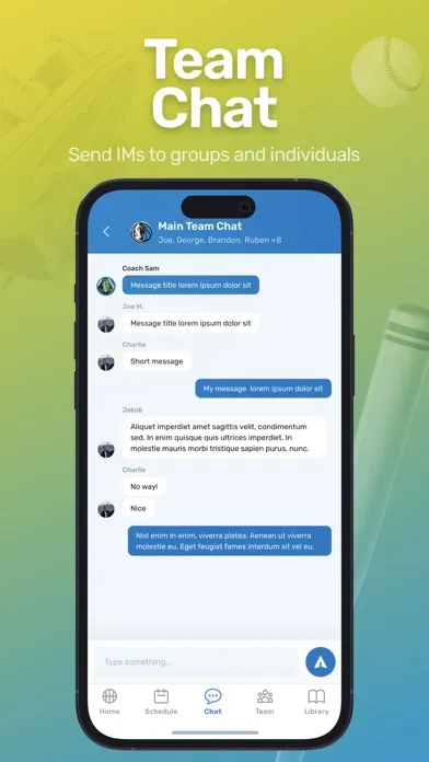 All Ball - Sports Management سکرین شاٹس