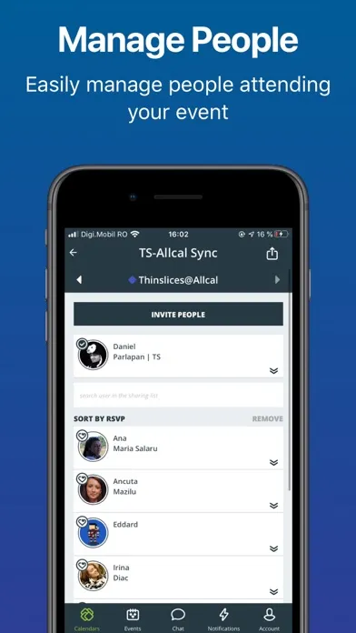 Allcal - Your Club and Events स्क्रीनशॉट
