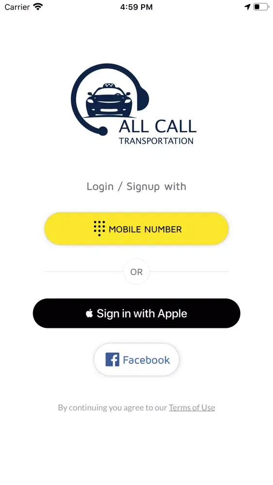 All Call Customer Screenshots