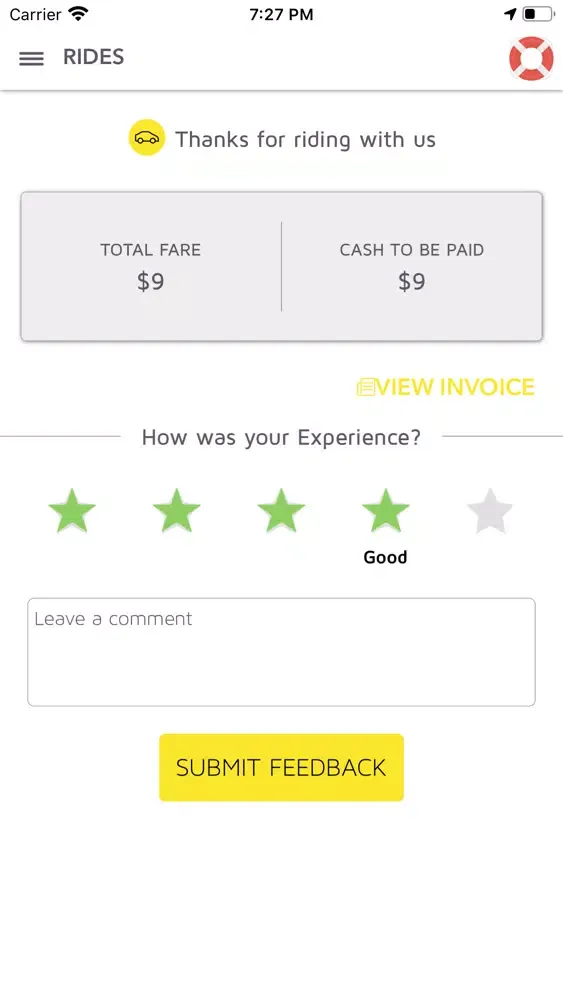 All Call Customer Screenshots