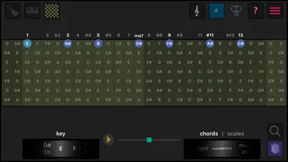 ภาพหน้าจอของ All Chords - All Scales