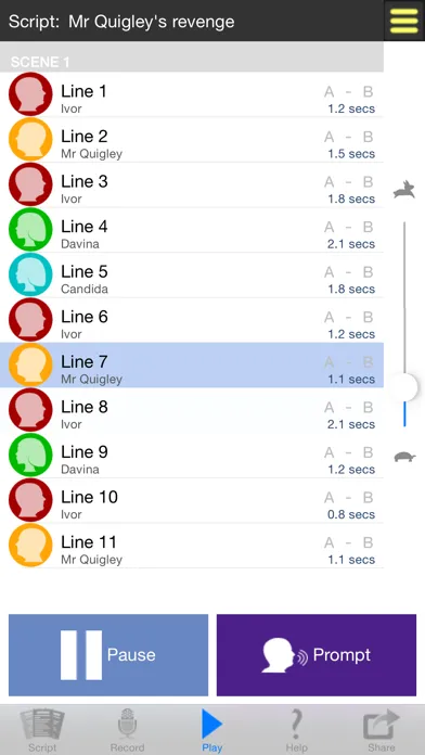 LineLearner lite Screenshots