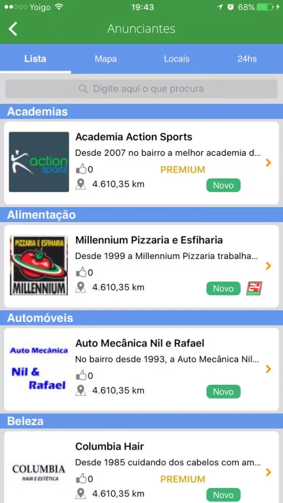 Capturas de pantalla de App Jaraguá