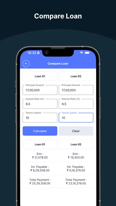Скриншоты EMI Calculator: Loan Planner