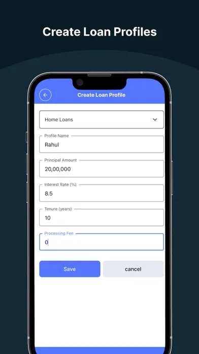 Скриншоты EMI Calculator: Loan Planner