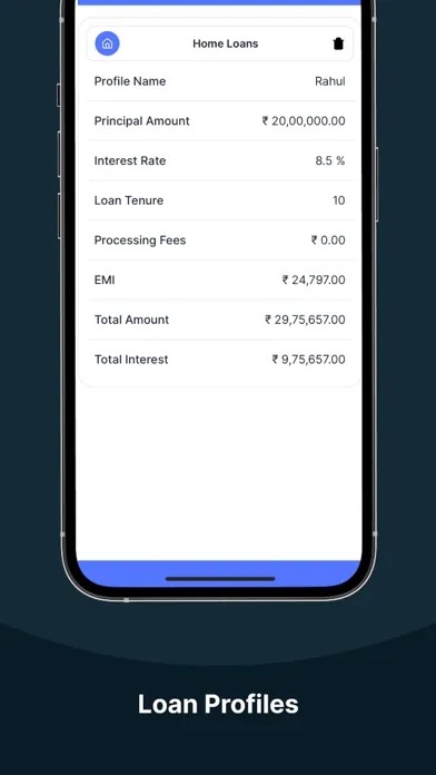 Скриншоты EMI Calculator: Loan Planner