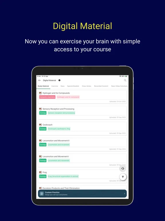 Enrolled only - ALLEN Digital iPad  스크린샷