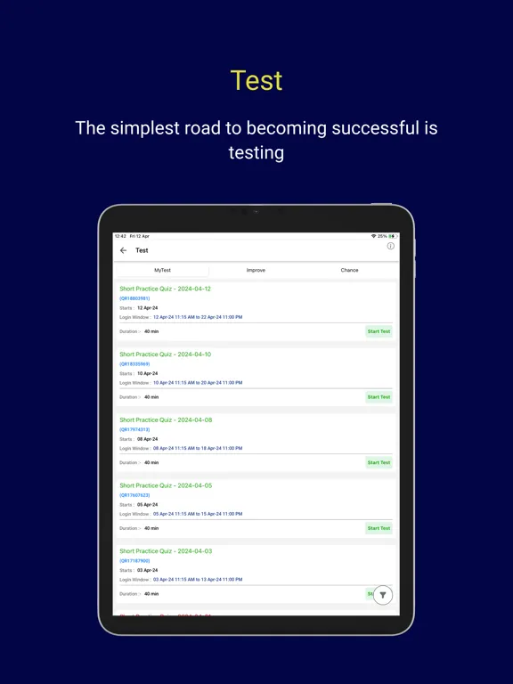 Enrolled only - ALLEN Digital iPad  스크린샷