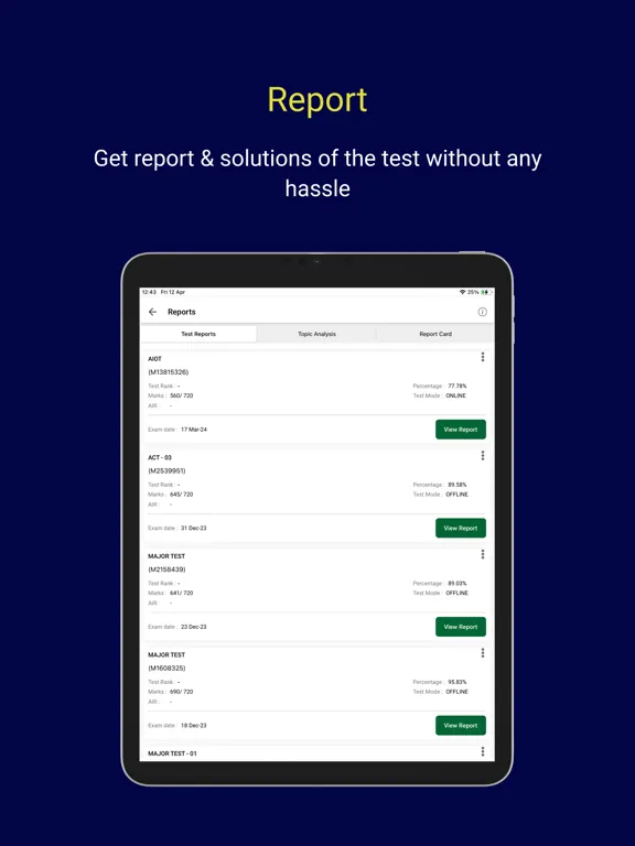 Enrolled only - ALLEN Digital iPad  스크린샷