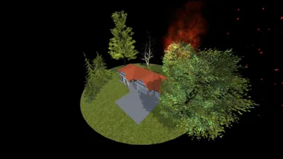 NFPA Wildfire Risk Simulator应用截图