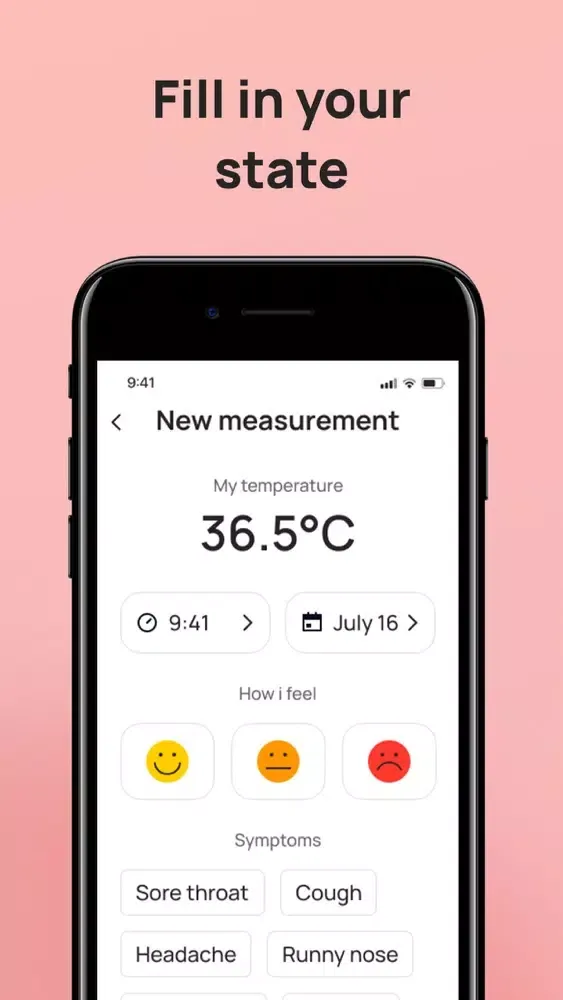 تصاویر Body Temperature App: No Fever