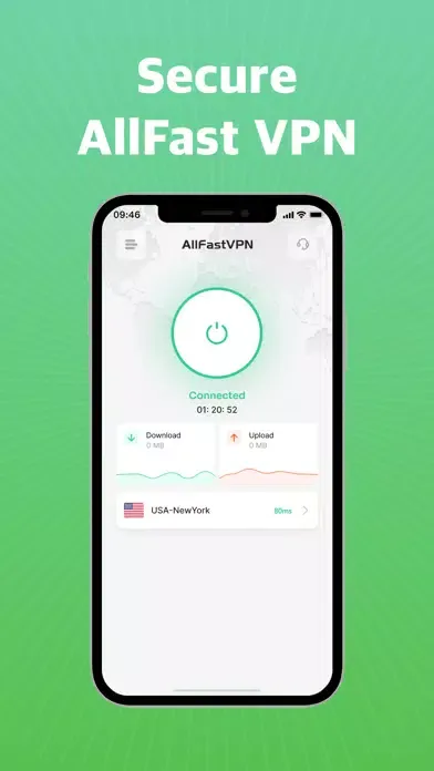 Capturas de tela do AllfastVPN:High Speed VPN