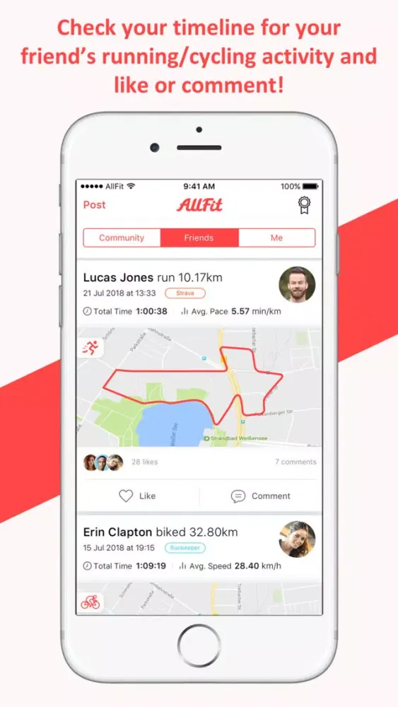 AllFit: Connects All Athletes应用截图