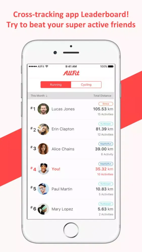 AllFit: Connects All Athletes应用截图