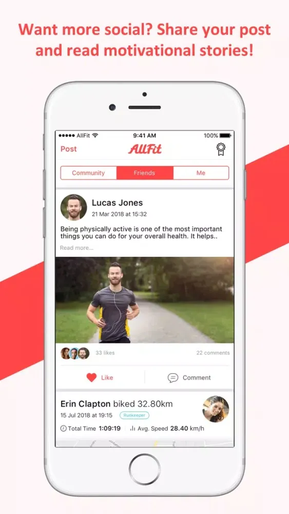 AllFit: Connects All Athletes应用截图