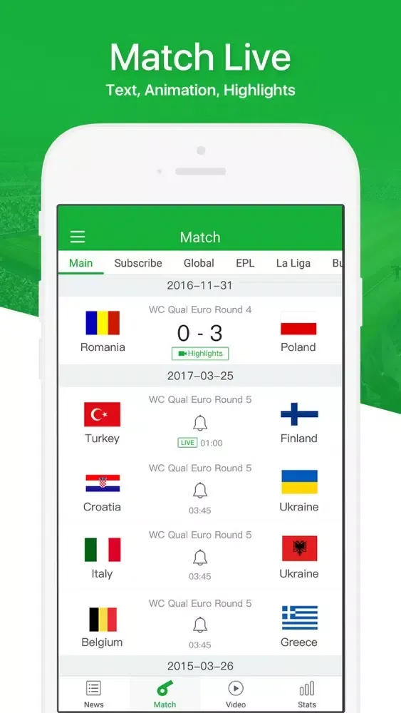 Capturas de tela do All Football Pro