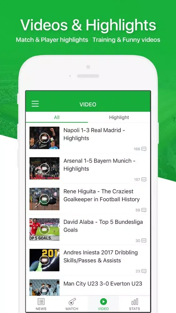 Capturas de tela do All Football Pro