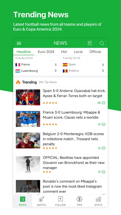 Capturas de pantalla de All Football - Soccer scores