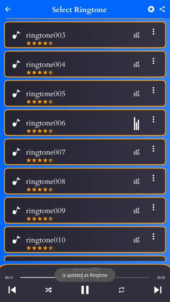 International song ringtone Ekran Görüntüleri