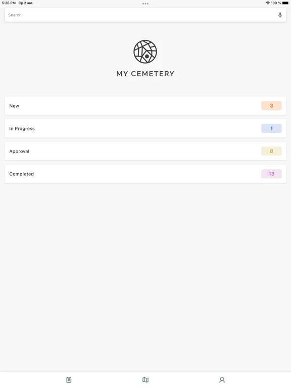 MyCemetery iPad  Screenshots