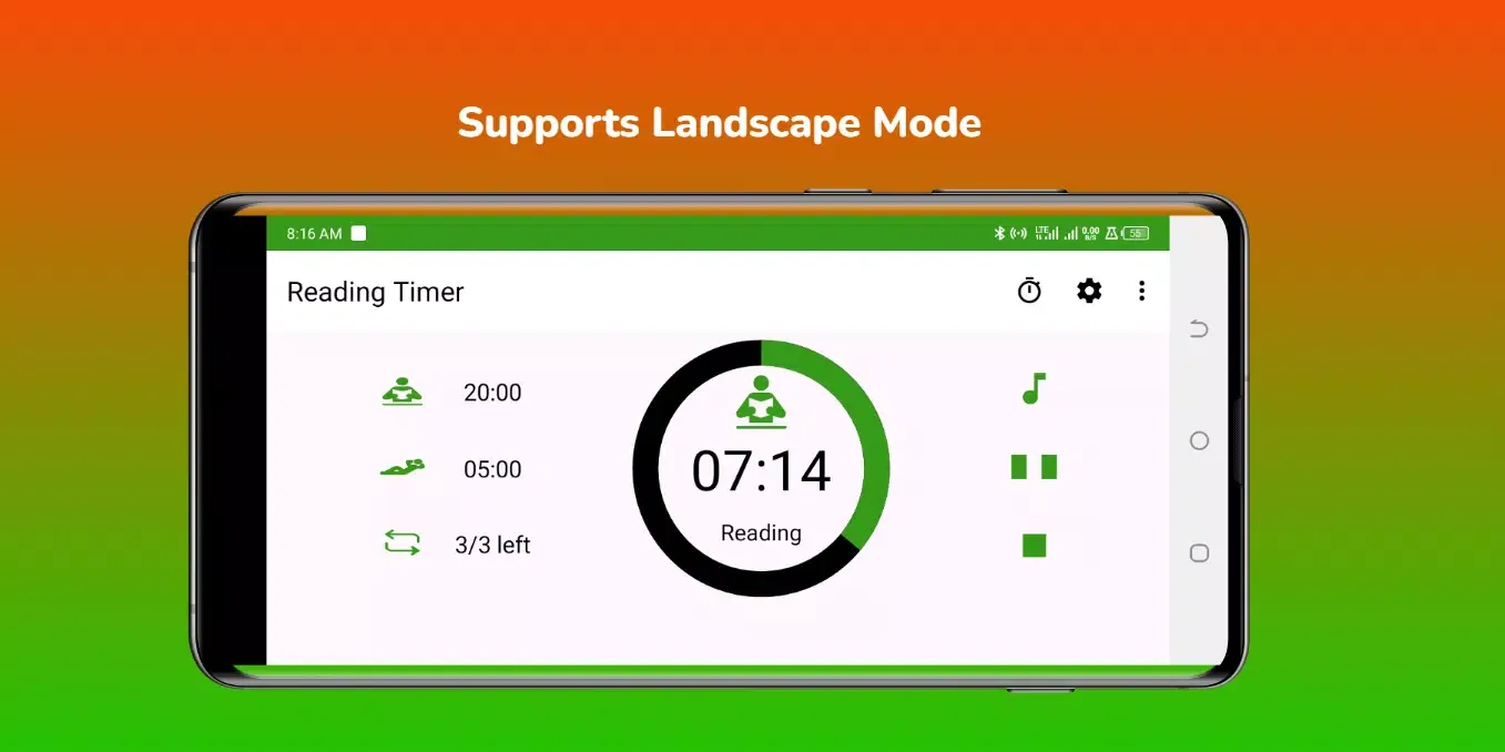 Ảnh chụp màn hình của Reading Timer